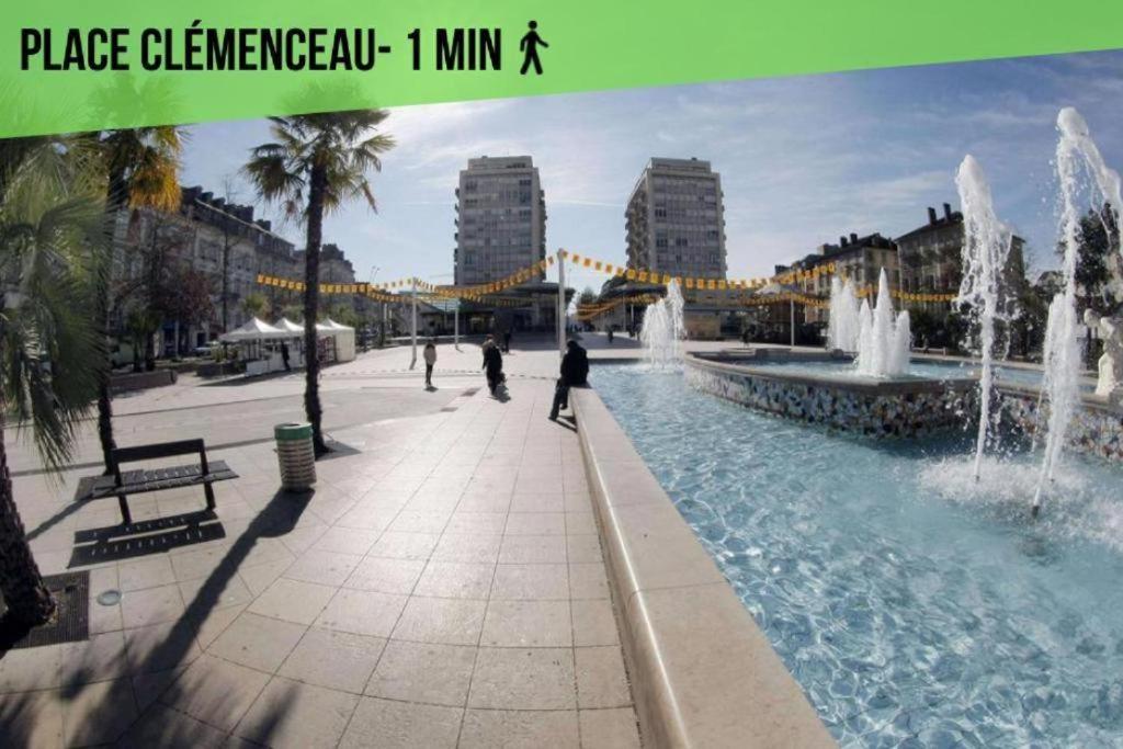 Le Gambetta T2 Cosy Hypercentre Wifi Fibre Avec Parking Apartment Pau Exterior photo